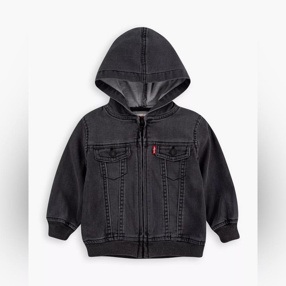 ⚡️ NWT LEVI’S - Baby Indigo Knit Hoodie Sweatshirt 12 mos